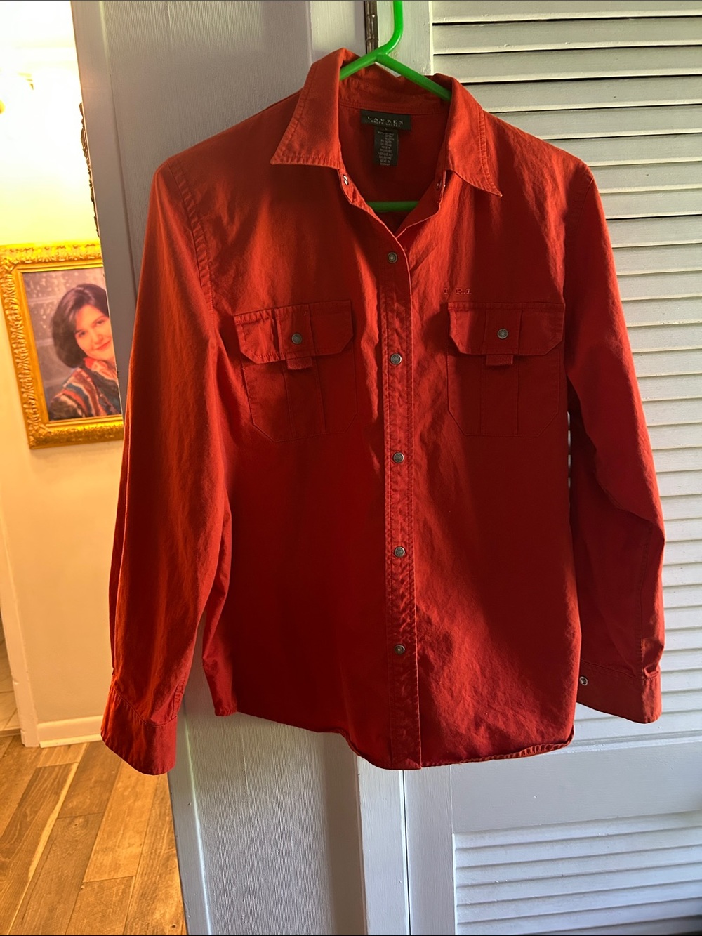 Ralph Lauren Red Button-Up Shirt